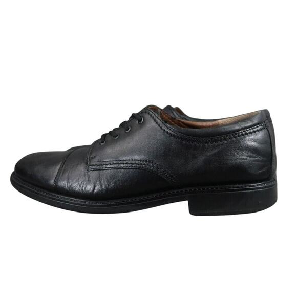 Dockers Shoes Mens 12 Oxford Derby Black Leather Gordon Classic Formal Cap Toe main image 8